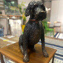 <i>Good Girl</i> 2022. Bronze. 525mm h x 600mm x210mm