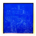 <i>Snapshot, March 2006</i>, 2006. Red Gallery. Etched glass, aluminium, 50x 50 x 8cm