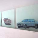 <i>cars I have owned</i>, 1985-2012. oil on perspex, each square is 20 x 20cm
