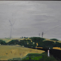 <i>Road to Toora</i>, 2016. oil on masonite board, 41cm h x 61cm w