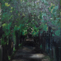 <i>Princes Park</i> 2015. oil on masonite board, 61cm h x 47cm w