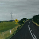 Toora Road #6, Oil on Board, 15 x 20, 2018