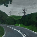 Toora Road #8, Oil on Board, 15 x 20, 2018