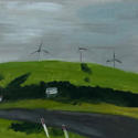 Toora Road #11, Oil on Board, 15 x 20, 2018