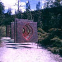 <i>Vessel</i> 1994. Gasworks, cement, coloured pigment, steel
