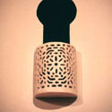 <i>Harem 3</i>, 1996, wide. Stripp Gallery. Plaster, paint, duratran. Dimension variable